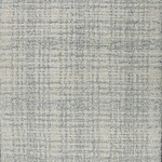 Broadloom carpet with subtle plaid pattern in cream and light blue