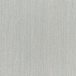 Close up of a broadloom carpet with a herringbone stripe in pale blue.