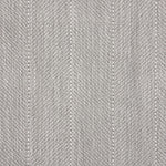 Close up of a broadloom carpet with a herringbone stripe in grey.