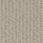 Broadloom carpet in a textural herringbone pattern in cream and brown.