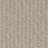 Broadloom carpet in a textural herringbone pattern in cream and brown.