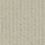 Broadloom carpet in a textural herringbone pattern in cream and taupe.