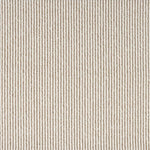 Broadloom carpet with pinstripes in cream and brown.