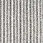 Broadloom carpet with pinstripes in cream and navy blue.