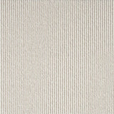Broadloom carpet with pinstripes in cream and grey.