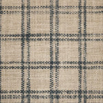Broadloom carpet swatch in checkered pattern blue color