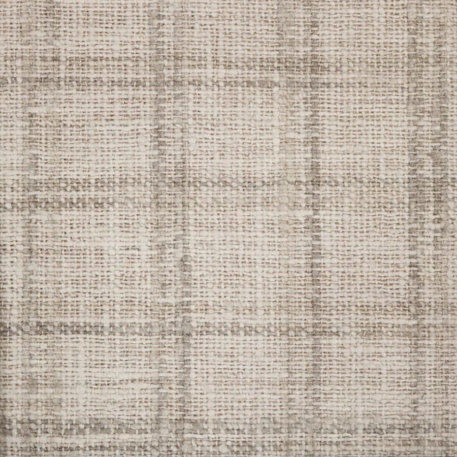 Broadloom carpet swatch in checkered pattern light grey color