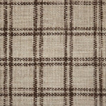 Broadloom carpet swatch in checkered pattern brown color
