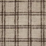 Broadloom carpet swatch in checkered pattern brown color
