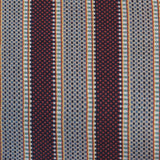 Striped fabric pattern with red, blue, yellow and green colors