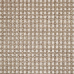 Broadloom carpet swatch in checkered pattern tan color