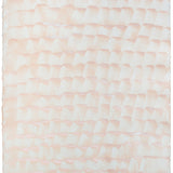 Sheet of hand-painted wallpaper with a repeating dappled texture in light pink.