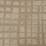 Broadloom carpet sample in a irregular plaid pattern in taupe