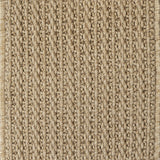 Close-up of a textured beige woven carpet