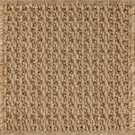 Close-up of textured beige carpet