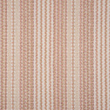 Broadloom carpet with pastel pink and beige stripes