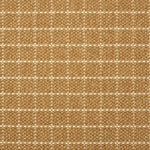 Broadloom carpet with windowpane pattern in caramel