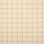 Broadloom carpet with windowpane pattern in beige. 