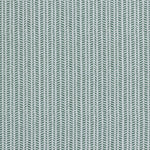 Wallpaper panel in a painterly herringbone print in olive on a light blue field.