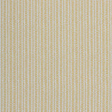 Wallpaper panel in a painterly herringbone print in yellow on a light blue field.
