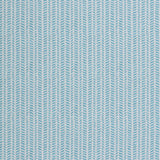 Wallpaper panel in a painterly herringbone print in sky blue on a light blue field.