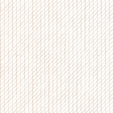 Detail of fabric in a painterly uneven grid pattern in cream on a white field.