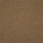 Close-up of loop broadloom carpet in brown.