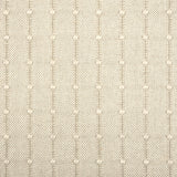 Broadloom carpet swatch with a vertical dotted stripe in beige. 