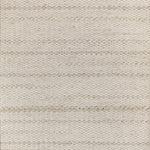 Broadloom carpet swatch in striped pattern white color