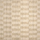 Broadloom carpet swatch in squared pattern cream color