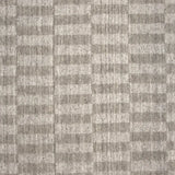 Broadloom carpet swatch in squared pattern grey color