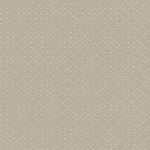 Detail of wallpaper in a dotted diamond grid in white on a sage field.