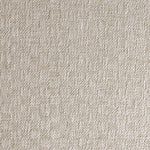 Close up of woven fabric with small scale checkerboard pattern in white and beige. 
