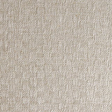 Close up of woven fabric with small scale checkerboard pattern in white and beige. 