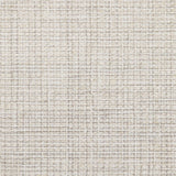 Broadloom carpet swatch in a textured pattern in cream with grey.