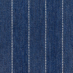 Broadloom carpet in a herringbone stripe pattern in royal blue.