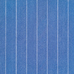 Broadloom carpet in a herringbone stripe pattern in blue.