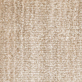 Broadloom carpet in cut pile in striated beige. 