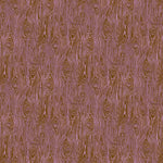 Scaled-out view of fabric in a textural wood grain print in purple on a brown field.