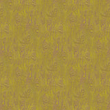 Scaled-out view of wallpaper in a textural wood grain print in tan on a yellow field.