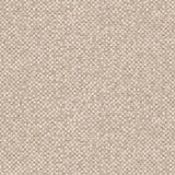 Detail of fabric in a painterly checked pattern in shades of tan and brown.