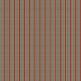 Mixed width striped wallpaper in red and tan