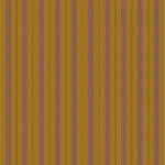 Mixed width striped wallpaper in ochre, pink and red. 