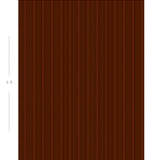 Diagram showing scale of vertical striped wallpaper