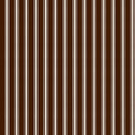 Mixed width striped wallpaper in brown and white