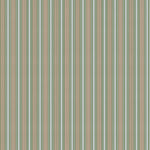 Mixed width striped wallpaper in light blue, pink and green.