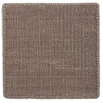 Flatweave dhurrie sample in lavender purple