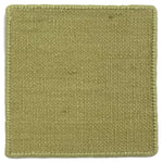 Flatweave dhurrie sample in lime green