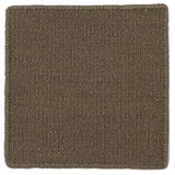 Flatweave dhurrie sample in topaz brown