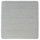 Flatweave dhurrie sample in silver grey.